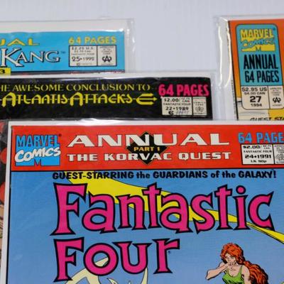 Fantastic Four Annuals #22 24 25 27 Marvel Comics 1989-1994 Lot #815-19