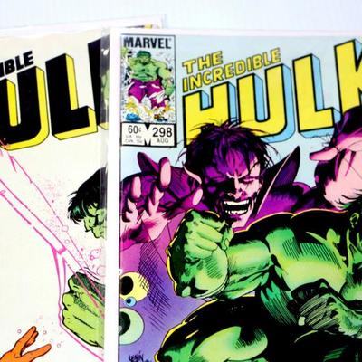 Incredible HULK #298 299 301 Marvel Comics 1984 Comic Books Lot 815-28