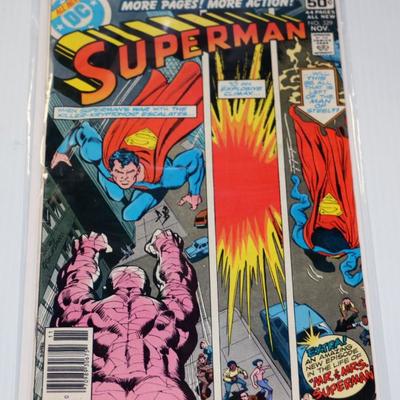 SUPERMAN #327 329 DC Comics 1978 Bronze Age - 2 Comic Books Lot #815-12