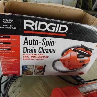 Rigid Auto-Spin Drain Cleaner