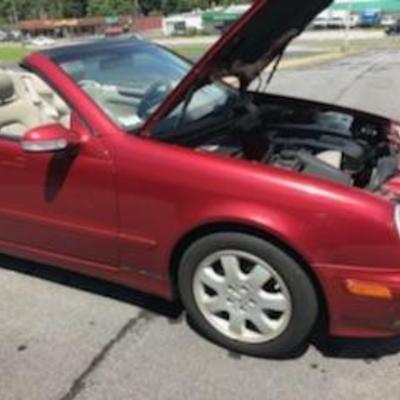 CLK 320 2003 Mercedes Convertible with 98,000 Miles
