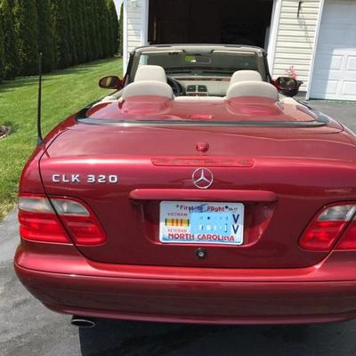 CLK 320 2003 Mercedes Convertible with 98,000 Miles