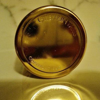 Vintage Guerlain Paris gold plated Parfum Vaporizer holder copyright 1996