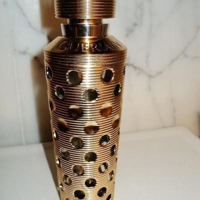 Vintage Guerlain Paris gold plated Parfum Vaporizer holder copyright 1996