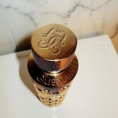 Vintage Guerlain Paris gold plated Parfum Vaporizer holder copyright 1996