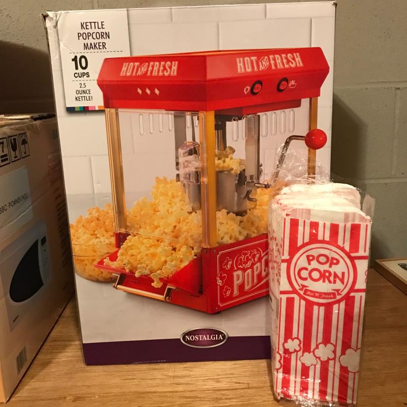 Lot 250 Nostalgic Kettle Popcorn Maker