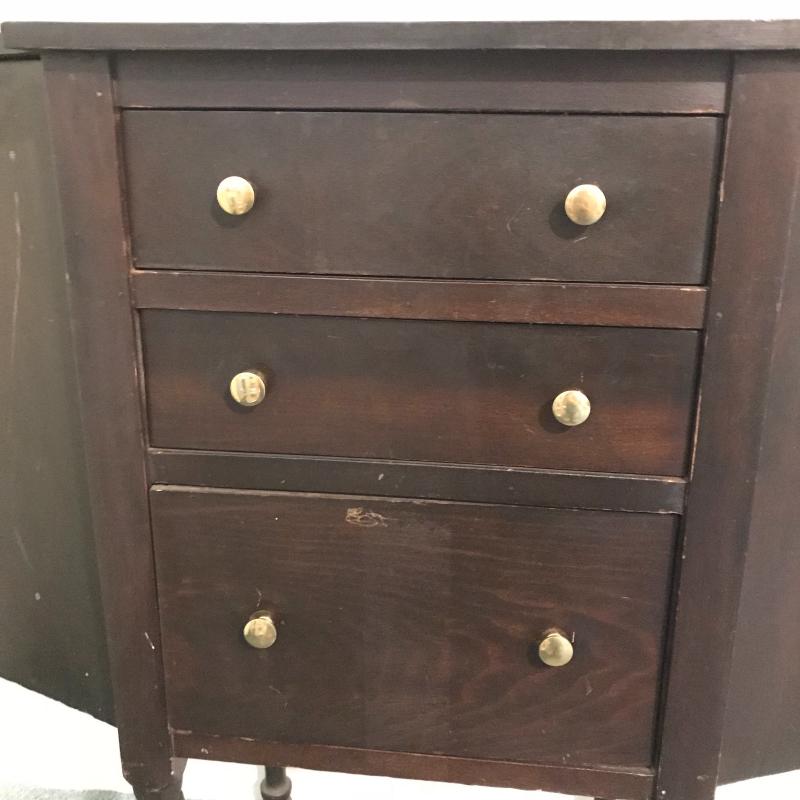 Lot 62 Antique Knitting Table