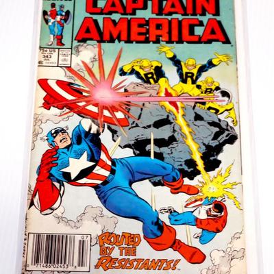 Captain America #341 342 343 Marvel Comics circa 1988 High grade #828-74