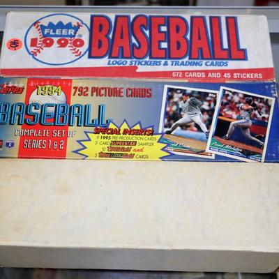 Huge Baseball Cards Lot - 10 boxes 1980's-90's Topps Upper Deck Fleer #828-58
