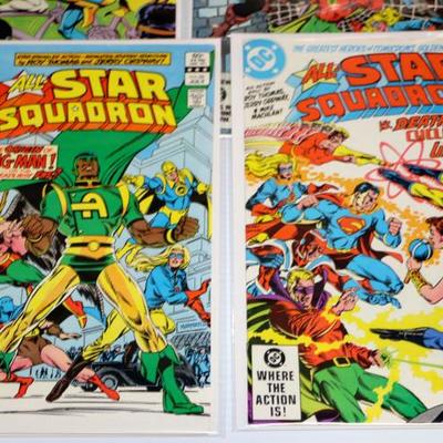 All-Star Squadron #22 23 24 27 DC Comics 1983 Bronze Age Lot #828-15