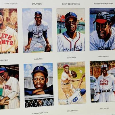 The Negro League Vintage Uncut Sheet of Postcards Baseball Cards #828-70