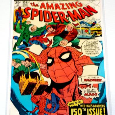 AMAZING SPIDER-MAN #150 High Grade Bronze Age 1975 Marvel Comics #828-32