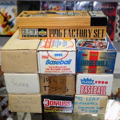 Huge Baseball Cards Lot - 10 boxes 1980's-90's Topps Upper Deck Fleer #828-58