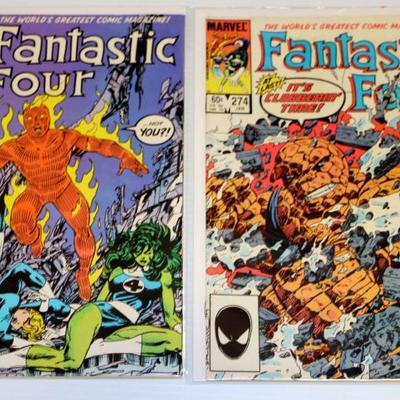 Fantastic Four #268 269 271 274 275 289 Marvel Comics 1984/86 Lot #828-13