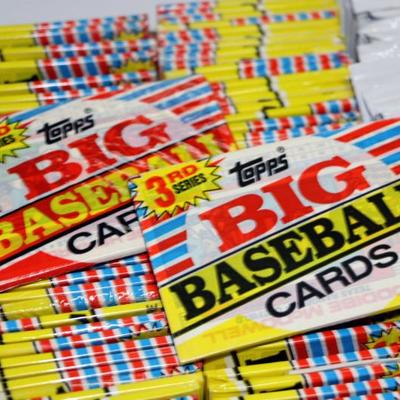 Huge Lot Baseball and Football Cards 182 Sealed Packs Topps Fleer Score #828-55