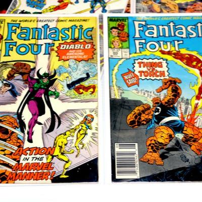 Fantastic Four #298 301 305 306 312 316 323 327 328 Marvel Comics Lot #828-14