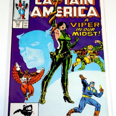 Captain America #341 342 343 Marvel Comics circa 1988 High grade #828-74