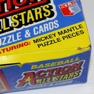 1983 Donruss Baseball Action All Stars Puzzle & Cards Full Box 38 Packs #828-46