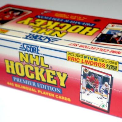 1990 Score NHL Hockey Card Collector Set Sealed Box  with 445 Cards 828-44