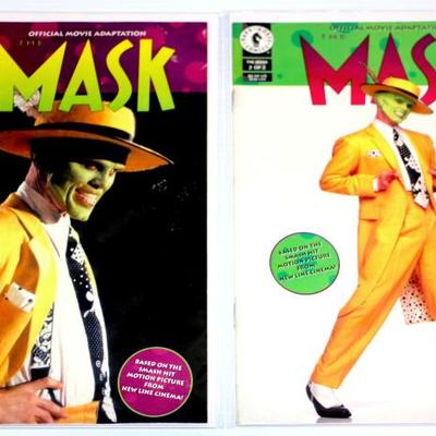 The MASK Official Movie Adaptation #1 2 Complete 1994 Dark Horse Comics 828-16