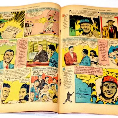 1950 Roy Campanella Baseball Hero Comics Golden Age Era Rare #828-69