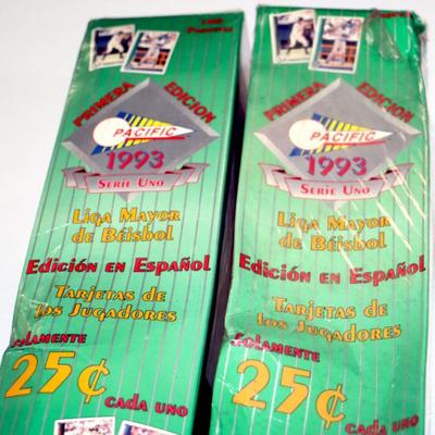 1993 Pacific Series 1 Baseball Cards Spanish Edition Lot of 2 Boxes #828-50