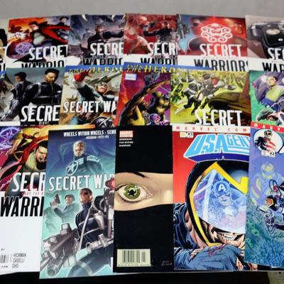 300 Comic Books Lot - Marvel 100, DC 170, Indie 30 - 1 Long Box #828-03