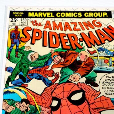 AMAZING SPIDER-MAN #150 High Grade Bronze Age 1975 Marvel Comics #828-32