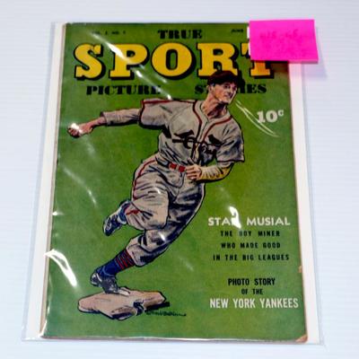1944 True Sport Picture Stories Vol.2 #7 Comics Golden Age RARE #828-68