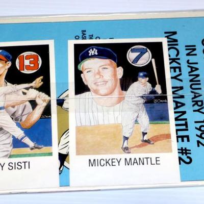 MICKEY MANTLE #1 Sealed Comic Book w/Cards 1991 Magnum Comics #828-39