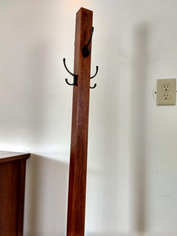 Solid Wood Coat Tree