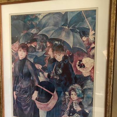 Lot 14: Framed Renoir Collector's Print