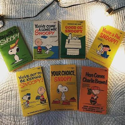 Lot 40: Vintage Snoopy Book Lot