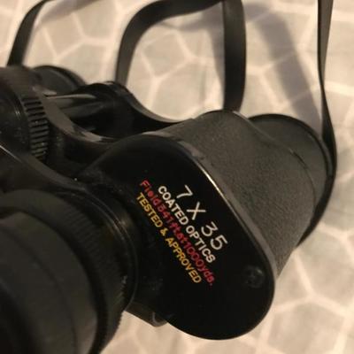 Lot 42: Vintage ‘Empire’ Binoculars w/Leather Case