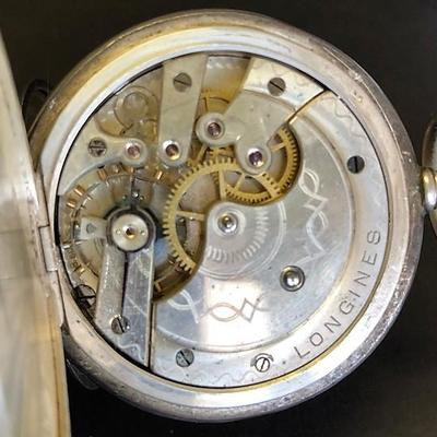 Longines Grand Prix, 0900 Silver Pocket Watch