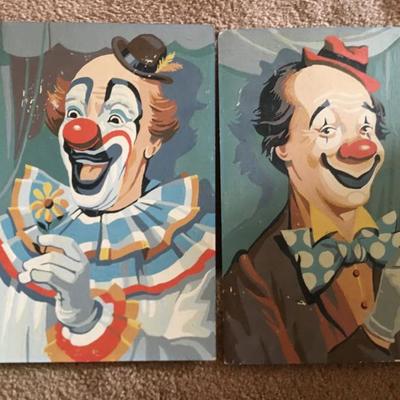 Clown Art (2pc) with additional piece