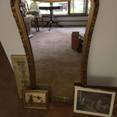 Mirror with Jewish Art