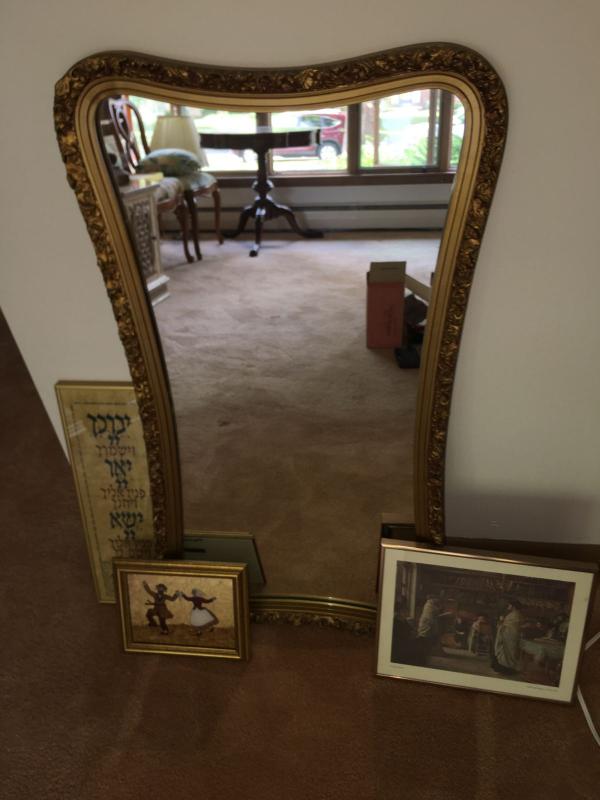 Mirror with Jewish Art