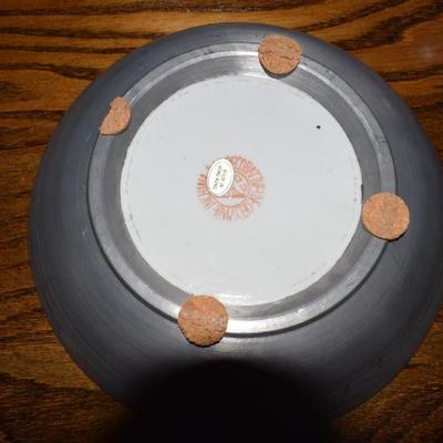 Chinese Porcelain and Brass Bowls Set