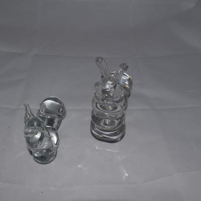 Vintage Glass Caterpillars