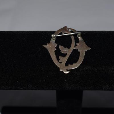 Art Nouveau Sterling Silver Pin