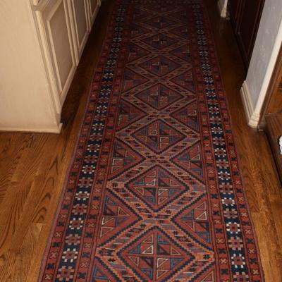 Hand Woven Persian or Kazak Runner Rug