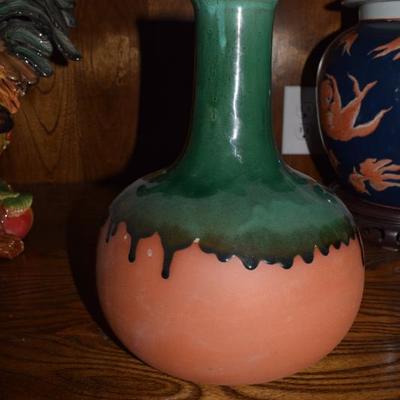 Clay Drip Glaze Vase
