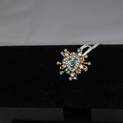 Vintage Heart Lapel Brooch