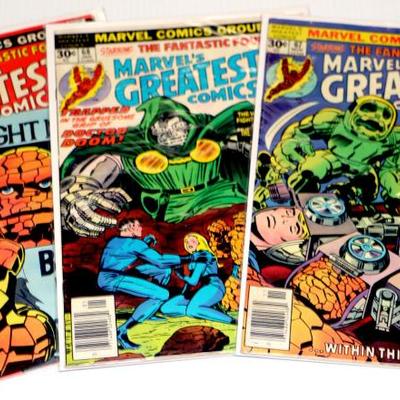 Marvel Greatest Comics #67 68 74 Fantastic Four 1976 Bronze Age Books #912-19