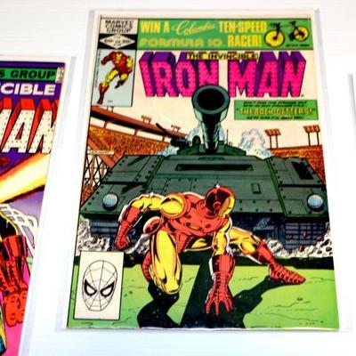 The Invincible IRON MAN #154 155 156 Marvel Comics 1982 Lot #828-04