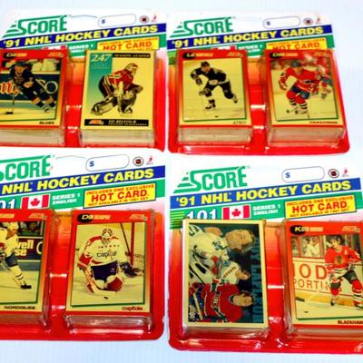 1988-1991 HUGE NHL Hockey Cards Lot - All Factory Sealed and Complete #905-20