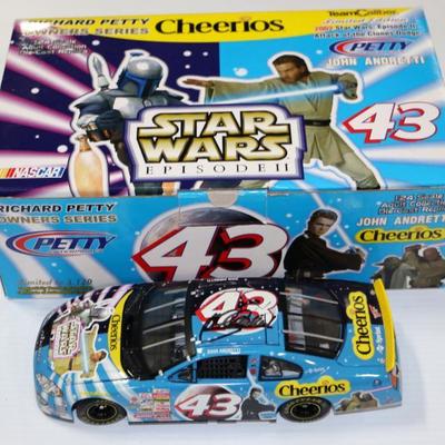 2002 Star Wars Limited Diecast Nascar Car Autographed by John Andretti 828-60