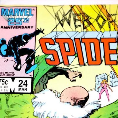 Web Of SPIDER-MAN #24 Vulture Venom app. 1987 Marvel Comics #828-30