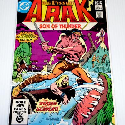 ARAK Son Of Thunder #1 DC Comics 1981 Bronze Age Book #912-06